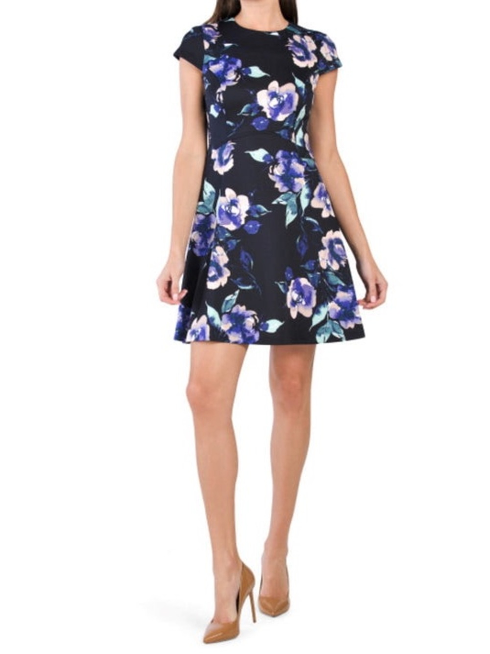 Vince Camuto Dresses/Vince Camuto Women's Floral Print Fit & Flare Dress